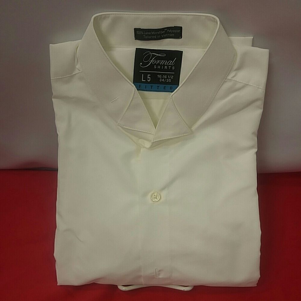 MEN'S SLIM FIT MICROFIBER WING COLLAR TUXEDO SHIRT
